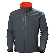 HELLY HANSEN. Veste softshell sans capuchon gris