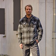 Thermo-Hemd Orix – schwarz-weiss