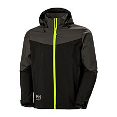 HELLY HANSEN Softshelljacke «Oxford», mit Kapuze und Membran schwarz-anthrazit