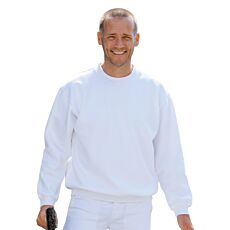 Sweat-shirt solide, à encolure arrondie
