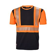 Helly Hansen T-shirt de sécurité ICU, bandes réfléchissantes 3M orange-anthracite