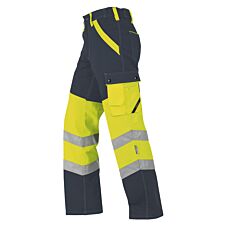 Wikland Pantalon de sécurité, bandes réfléchissantes jaune-anthracite