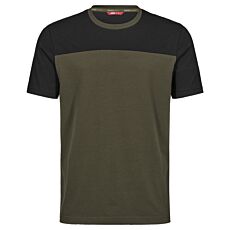 Engel T-Shirt Entire mit Reflexdruck auf dem Rücken olive