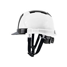 Bauhelm Deluxe, mit transparentem Sonnendach weiss