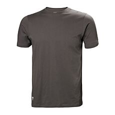 Helly Hansen Arbeitsshirt «Manchester», gerippter Kragen grau