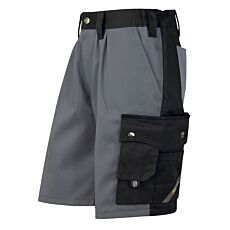 Wikland Short de travail avec poche téléphone, taille élastique gris