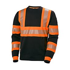 HELLY HANSEN pull-over de sécurité orange-anthracite
