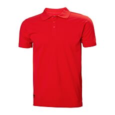 Helly Hansen Poloshirt «Manchester», gerippter Kragen rot