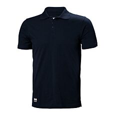 Helly Hansen Poloshirt «Manchester», gerippter Kragen marine