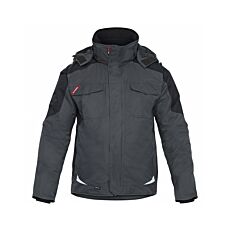 ENGEL Veste d'hiver avec capuche amovible gris