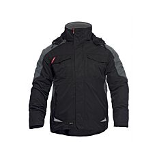 ENGEL Winterjacke mit abnehmbarer Kapuze schwarz