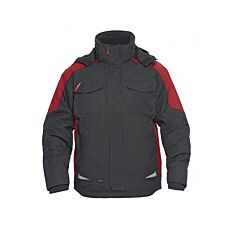ENGEL Winterjacke mit abnehmbarer Kapuze anthrazit