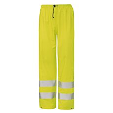 Helly Hansen Sicherheits-Regenhose, wasserdicht mit Reflexstreifen gelb