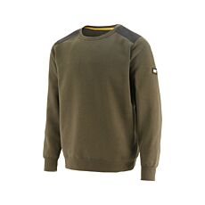 CAT Sweatshirt «Essentials», dynamisches Design olive