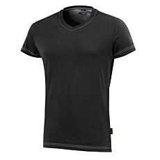 Wikland T-shirt pour dames, encolure en V, coupe cintrée noir