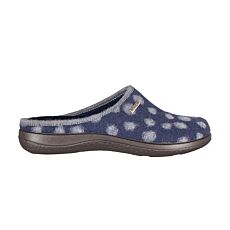 Rohde Pantoufles pour dames «Feutre», confortables marine