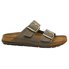 ROHDE Damen Pantolette, verstellbare Schnallen olive