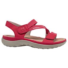 Rieker Sandale mit Elastbändern rot
