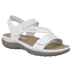RIEKER Sandale avec bandes élastiques blanc