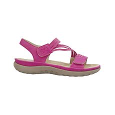 Rieker Sandale mit Elastbändern fuchsia