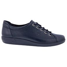 ECCO Chaussures à lacets « Soft 2.0 » en cuir nubuck marine