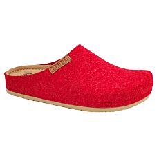 MUBB Pantoufles pour dames, semelle à mémoire de forme rouge