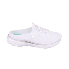 SKECHERS Damen-Wohlfuehl-Slide «Summits» weiss