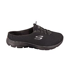 SKECHERS Damen-Wohlfuehl-Slide «Summits» schwarz
