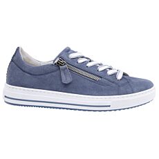 Gabor Sneaker aus Veloursleder himmelblau