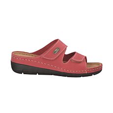Tamaris Pantolette, weiches Fussbett rot