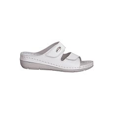 Tamaris Pantolette, weiches Fussbett weiss