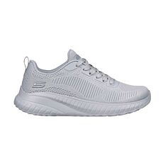 SKECHERS Damen Schnürschuhe «Bobs Sport Squad Chaos» hellgrau