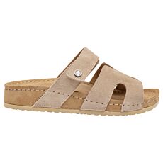 Mubb Pantolette mit Memory-Fussbett cappuccino