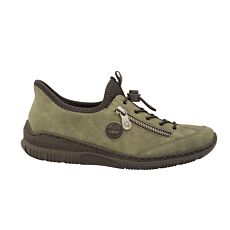 Chaussures RIEKER EASY IN pour dames, confortables olive