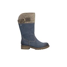 RIEKER Bottes toutes saisons pour dames, hydrofuges bleu