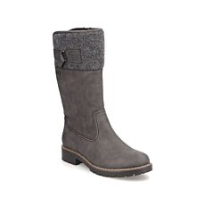 RIEKER Damen-Allwetterstiefel, wasserabweisend anthrazit