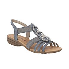 REMONTE Sandalette für Damen aus Softmaterial, bequem und stilvoll himmelblau