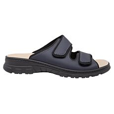 Algemare Mule avec fermeture velcro et semelle intérieure en cuir marine