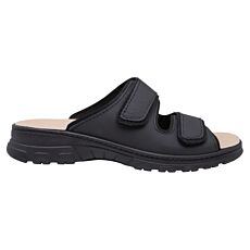 Algemare Mule avec fermeture velcro et semelle intérieure en cuir noir