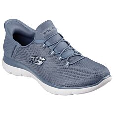 SKECHERS Chaussures pour dames, SLIP INS, avec lit plantaire Air cooled bleu clair