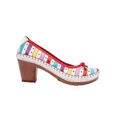 GEMINI Pumps aus Anilinleder mit Elasteinsatz