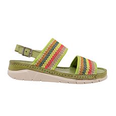 GEMINI Sandalette, Anilinleder grün