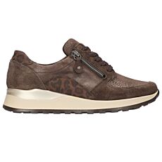WALDLÄUFER Schnürschuh aus weichem Nappaleder, flexibel und komfortabel – braun