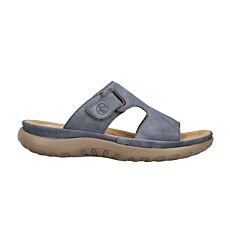 RIEKER Damen-Mule, soft & verstellbar jeansblau