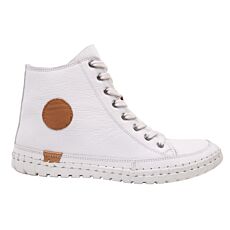 Gemini Sneaker aus Anilinleder weiss