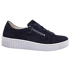 GABOR Sneaker aus Glattleder marine
