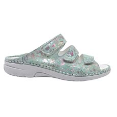 WALDLÄUFER Damen-Pantolette, Leder mint