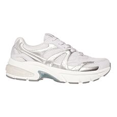 SKECHERS Schürschuhe «Shadow» weiss-silber