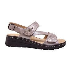 HICKERSBERGER Damen-Pantolette taupe