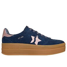 SKECHERS Sneaker femme, cuir avec semelle Air-Cooled Memory Foam
